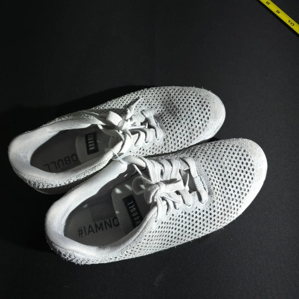 NOBULL Training Shoes Mens 11 White Mesh Athletic Crossfit Gym Sneakers Hybrid